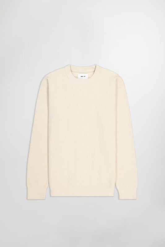 Danny Lightweight Sweater - Ecru - DUNE + SALT