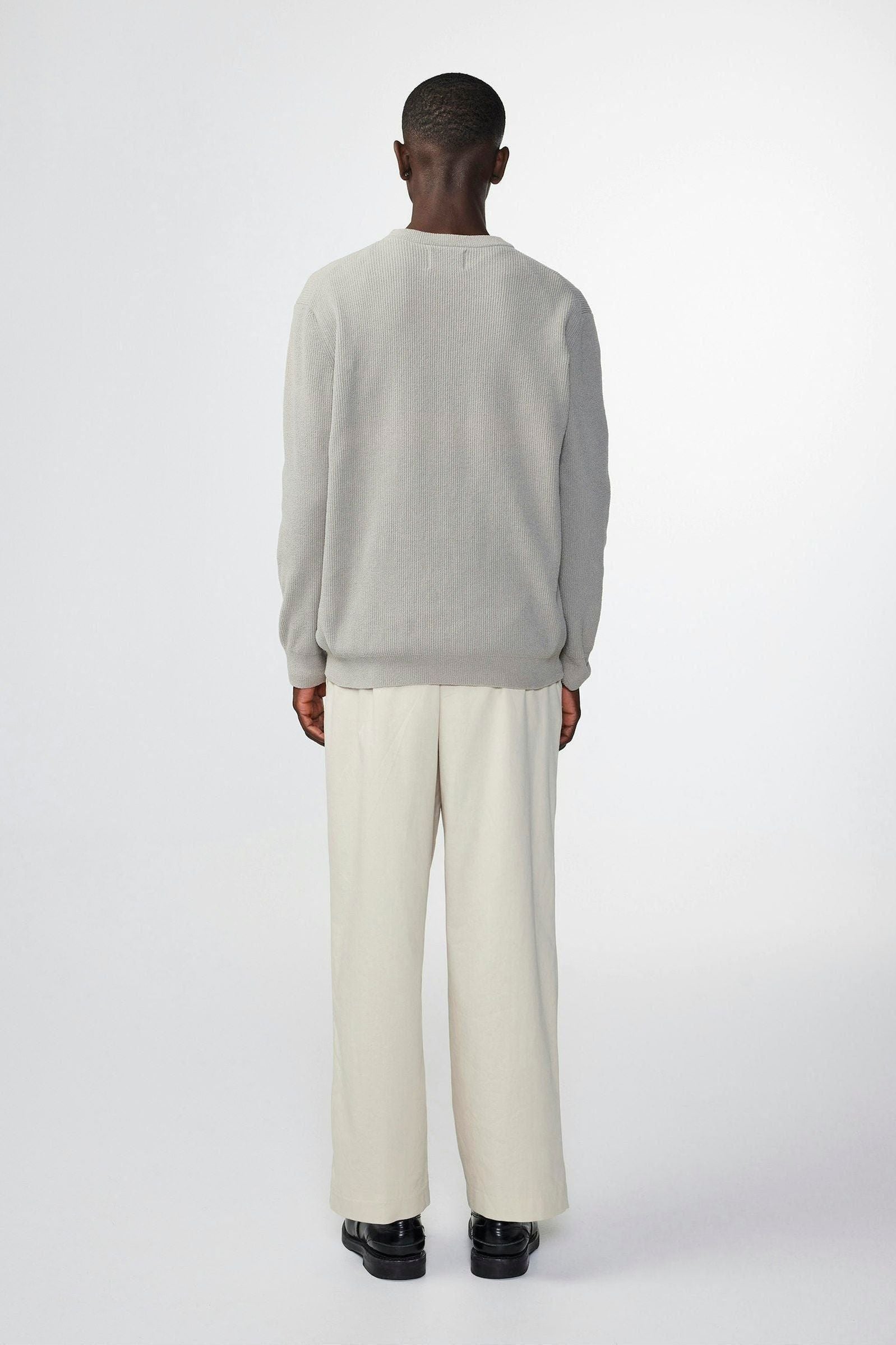 Danny Lightweight Sweater - Fog - DUNE + SALT