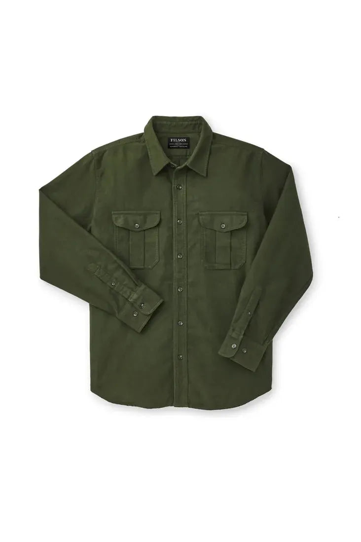 Moleskin Seattle Shirt - Dark Olive - DUNE + SALT