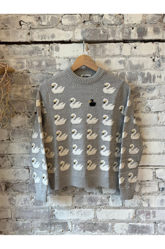 Ugly Duckling Sweater - Light Grey - DUNE + SALT