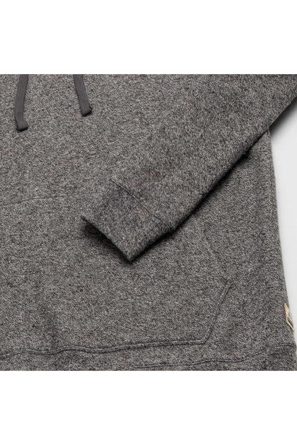 Justin Sweater Fleece Hoodie - Charcoal Heather - DUNE + SALT