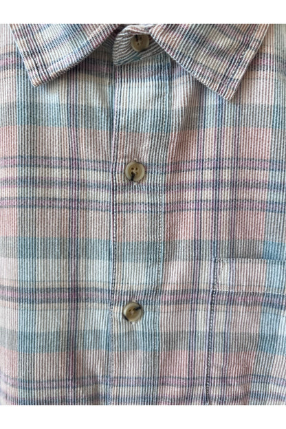 Lightweight Plaid Corduroy Shirt - Cork Plaid Multi - DUNE + SALT