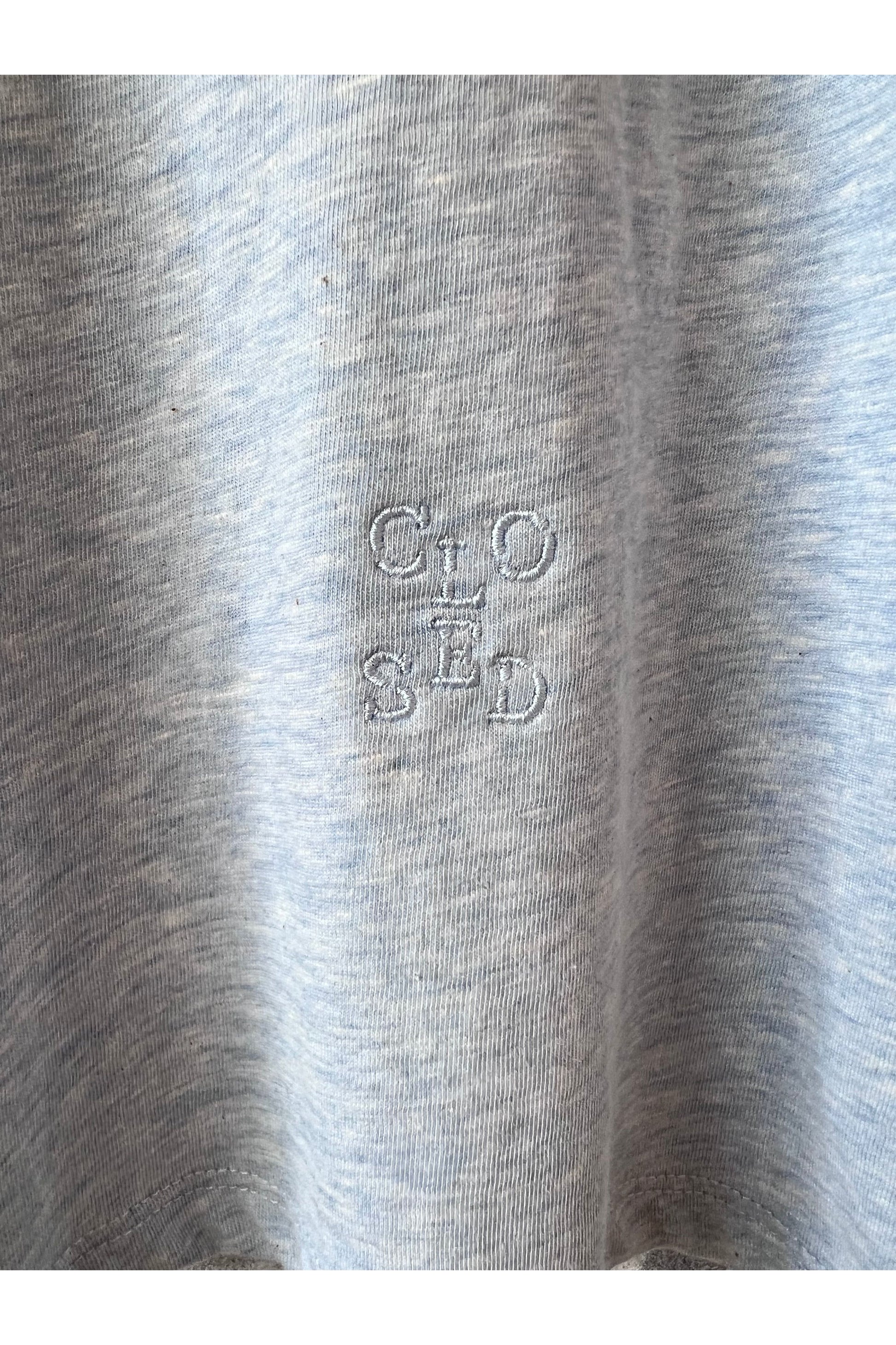 T-Shirt in Melange - Lazio Blue - DUNE + SALT