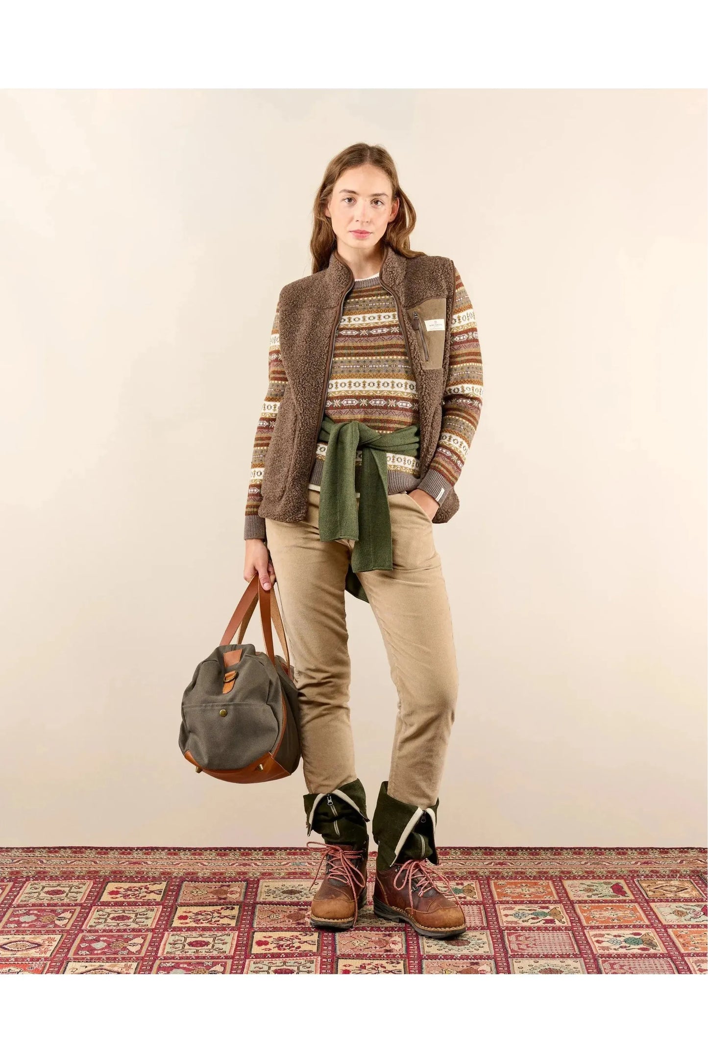 Women's FjordCord 16-Wale Corduroy Slacks - Desert - DUNE + SALT