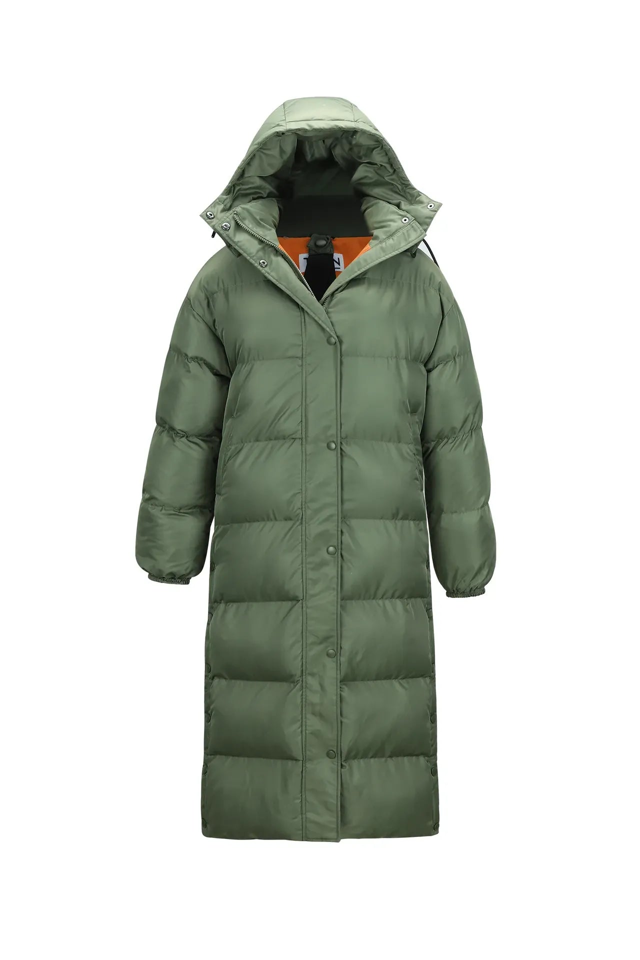 06 Long Puffer - Military/Orange - DUNE + SALT