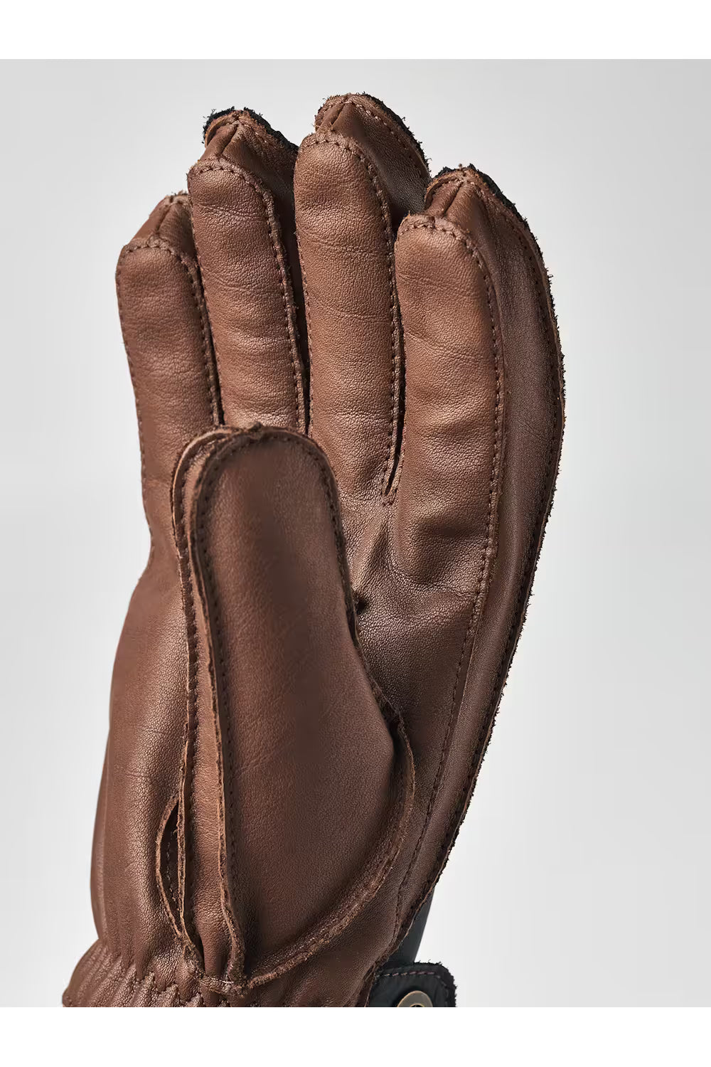 Wakayama 5-Finger Glove - Navy/Brown