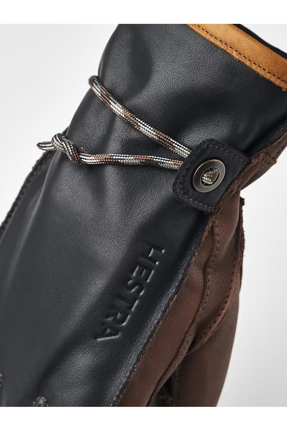 Wakayama 5-Finger Glove - Navy/Brown