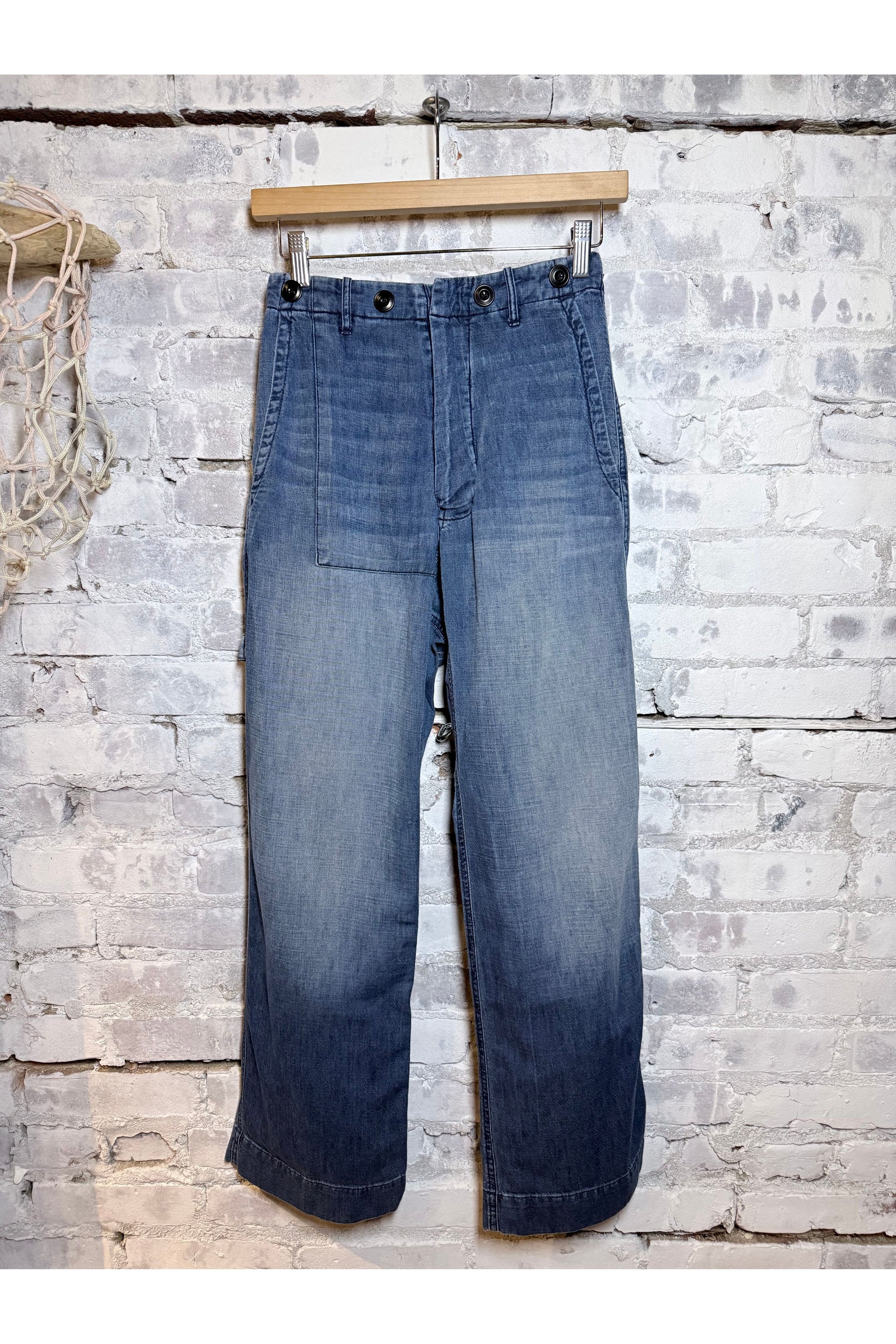 INDIGO FRENCH/SAILORS PANT - Indigo 2 - DUNE + SALT