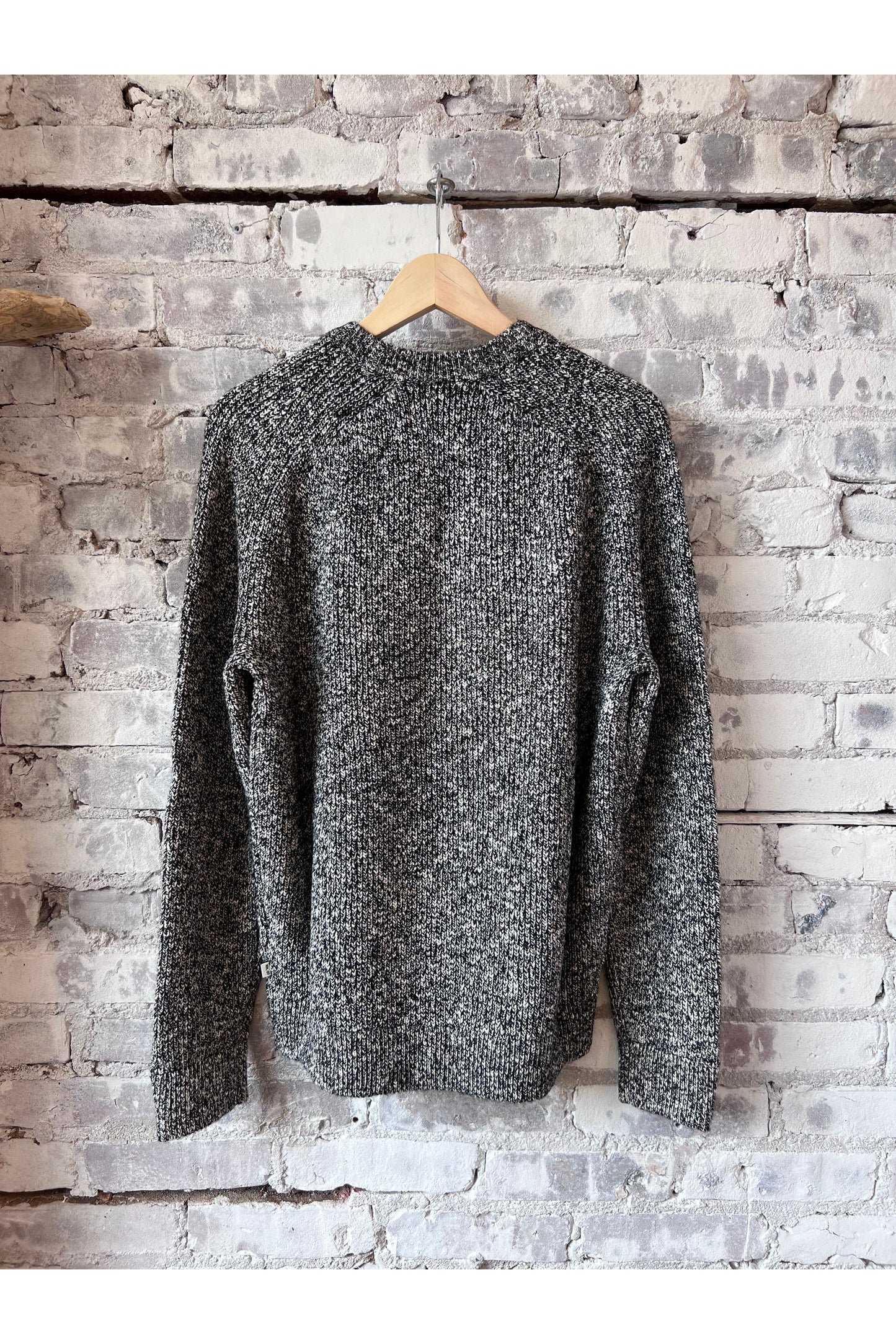 Jacobo Boucle Yarn Sweater - Black - DUNE + SALT