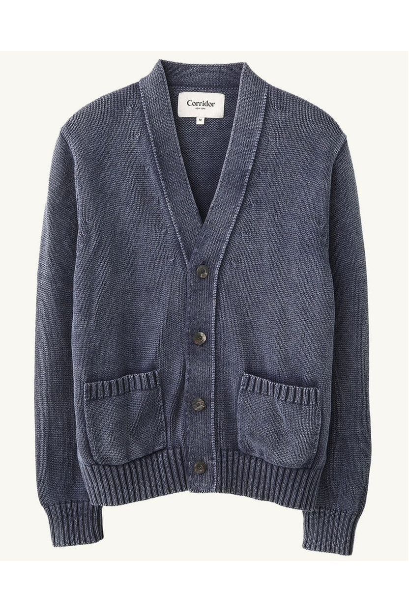 Acid Wash Cardigan - Midnight - DUNE + SALT