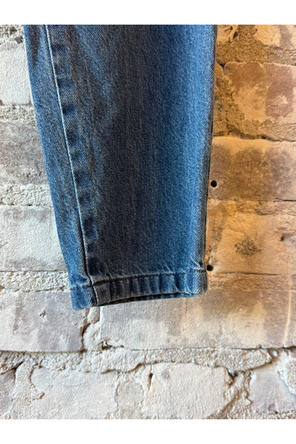 Tapered Denim Pant - Faded Blue - DUNE + SALT