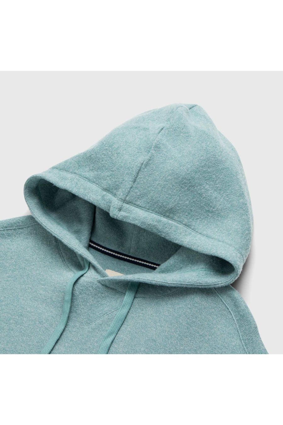 Justin Sweater Fleece Hoodie - Aqua Heather - DUNE + SALT