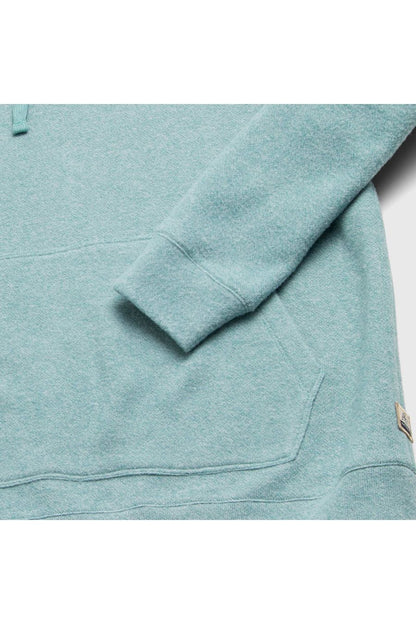 Justin Sweater Fleece Hoodie - Aqua Heather - DUNE + SALT
