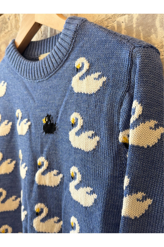 Ugly Duckling Sweater - Blue - DUNE + SALT