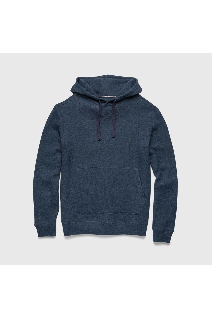 Justin Sweater Fleece Hoodie - Navy Heather - DUNE + SALT
