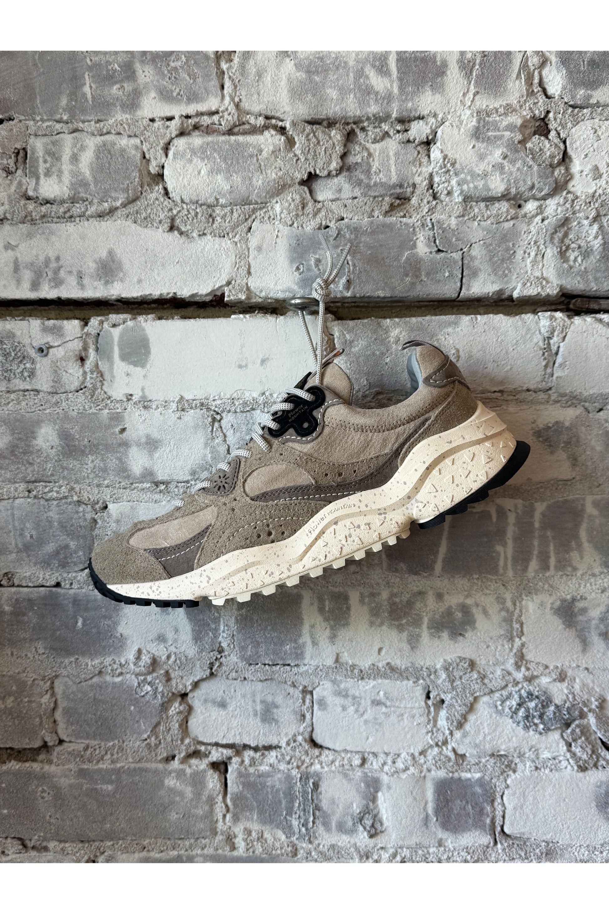 Wave Men's Hairy Velour Sneaker - Dove - DUNE + SALT