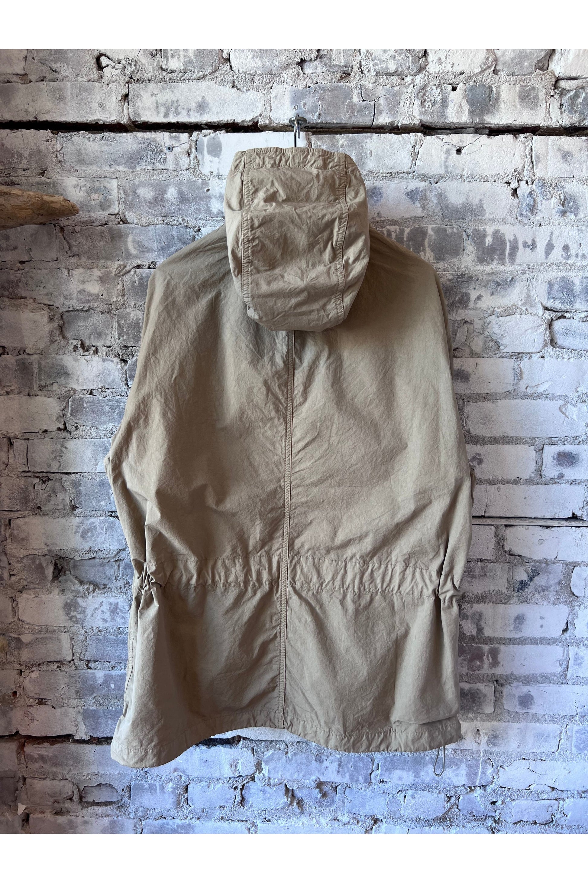 Cotton Twill Typewriter Parka - Beige - DUNE + SALT