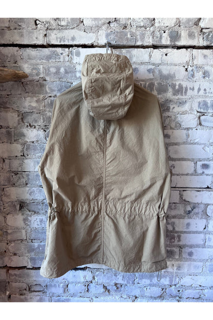 Cotton Twill Typewriter Parka - Beige - DUNE + SALT