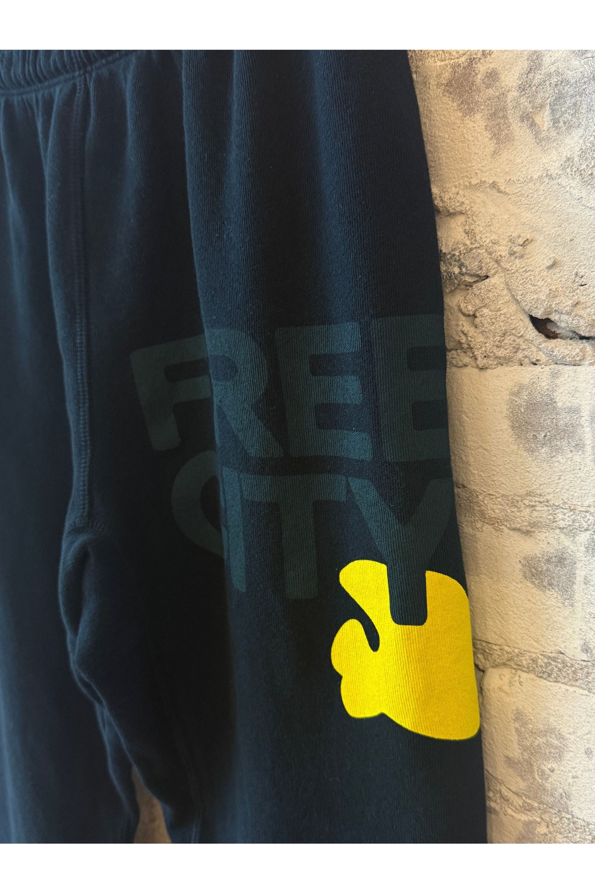 FREECITY HEATHER 3/4 sweats - squidink - DUNE + SALT