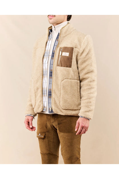 Men's Heroes Wool Fleece Jacket - Natural