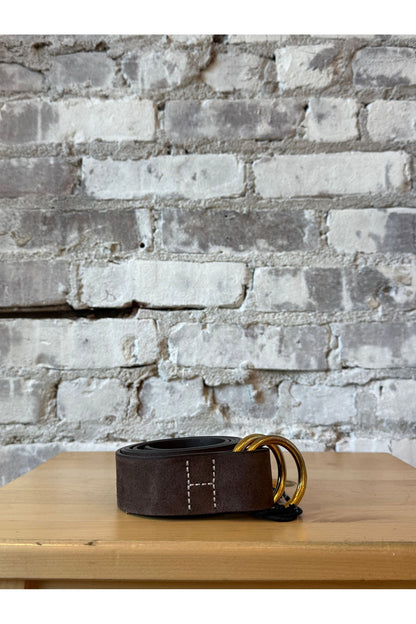 Leather Regatta Belt - Walnuss - DUNE + SALT