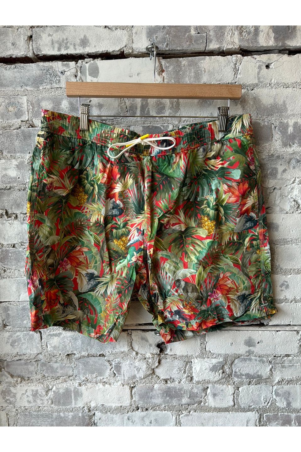 Printed Swim Short - Jungle Red - DUNE + SALT