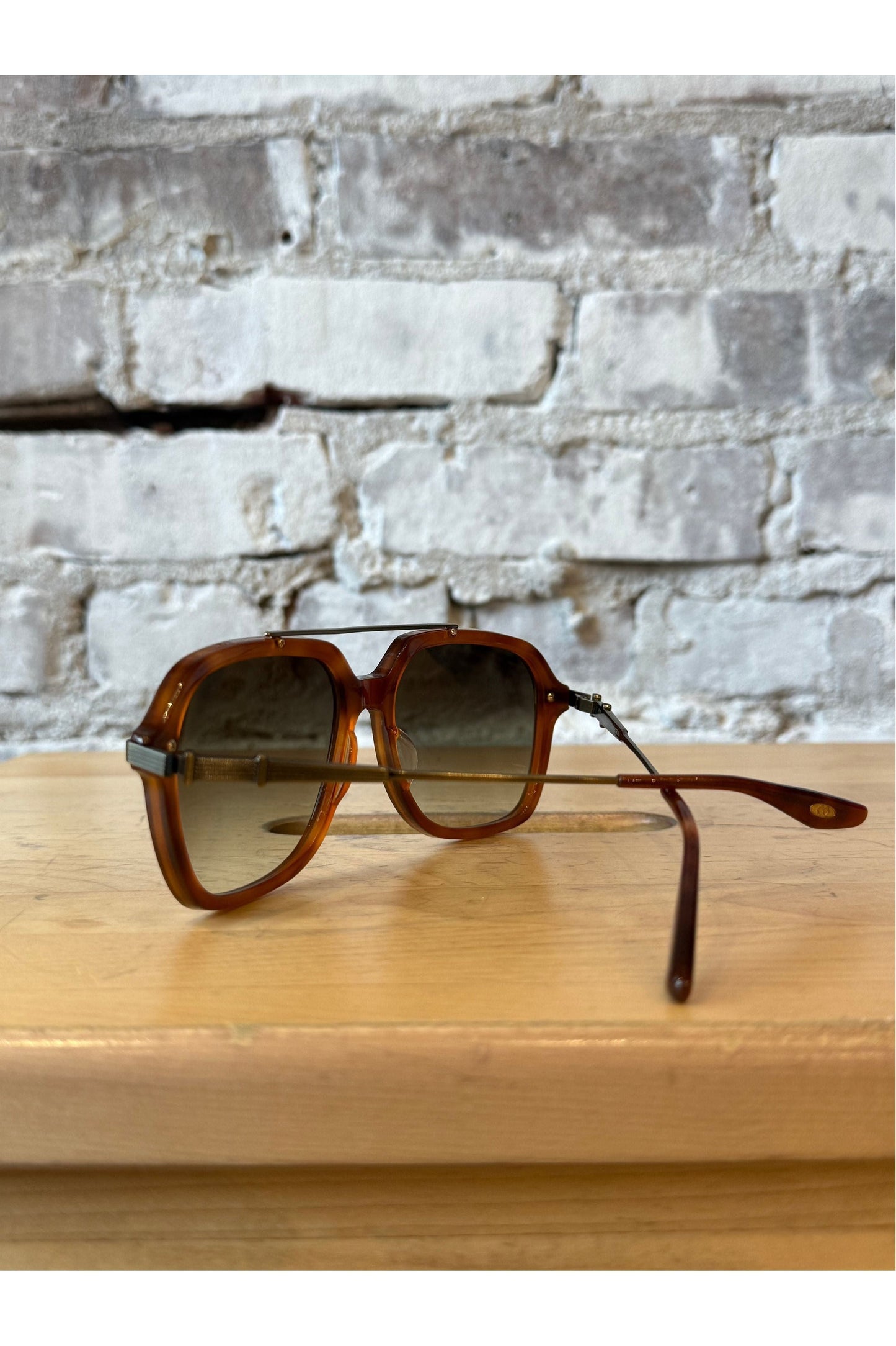 D. Ellis Sunglasses - Havana Ombre / Antique Gold / Olive Gradient - DUNE + SALT