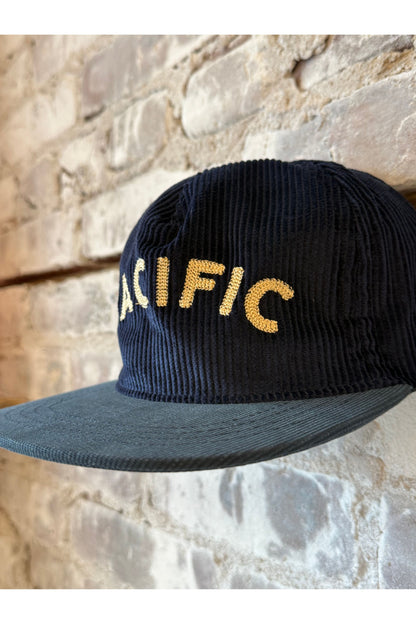 Pacific Strapback Cord Hat - Navy