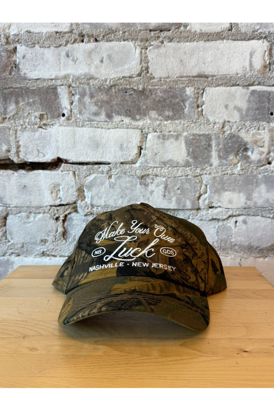 Make Your Own Luck Trucker Hat - Camo - DUNE + SALT