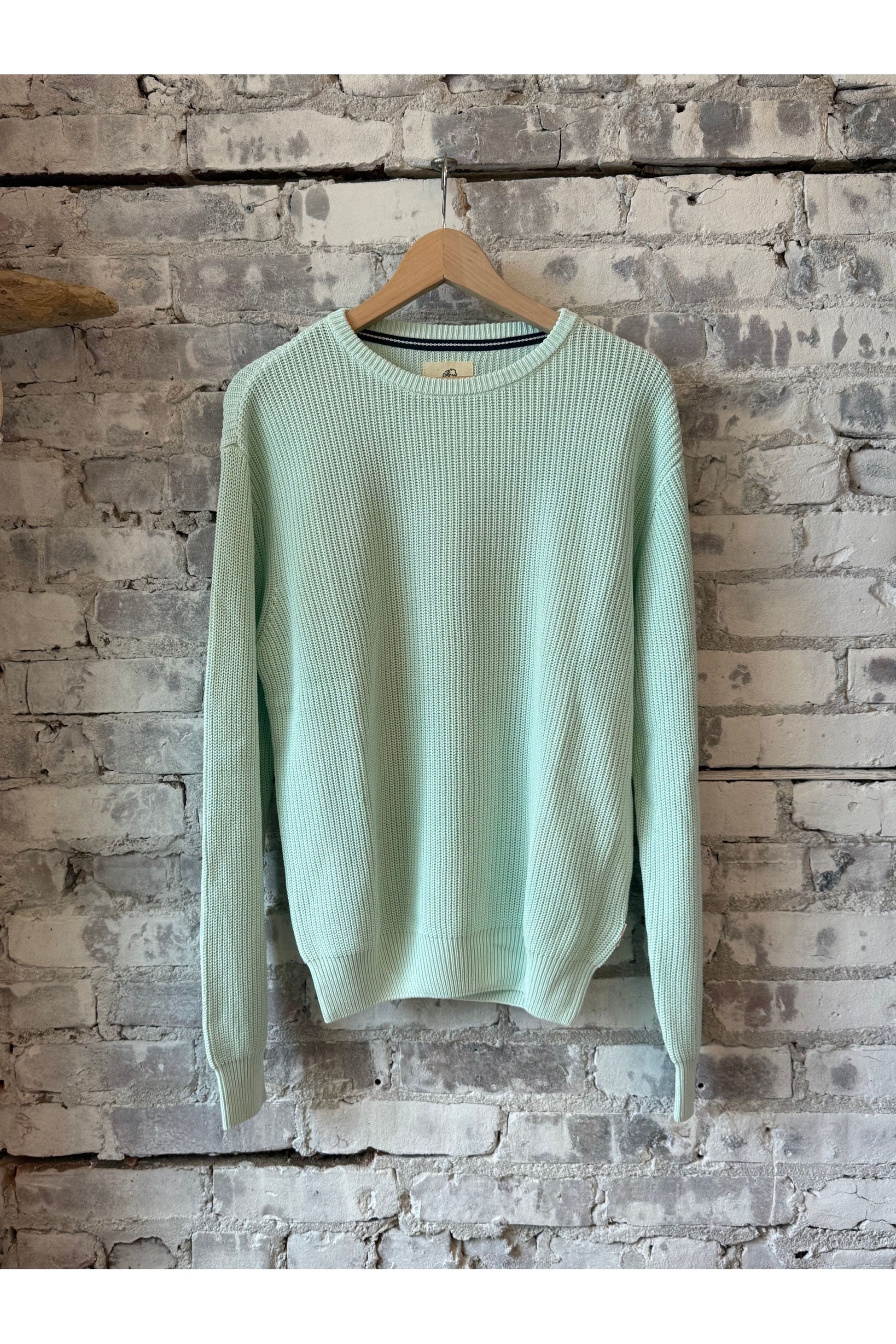 Eddie Knit Sweater - Spa Green - DUNE + SALT