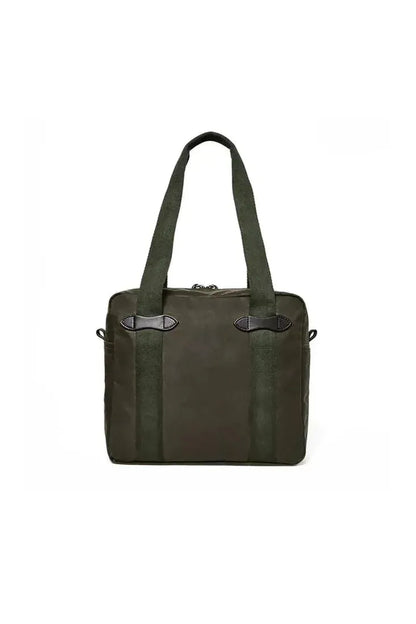Tin Cloth Zipper Tote Bag - Otter Green - DUNE + SALT