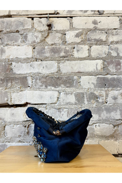 Pepita Clutch - Blue