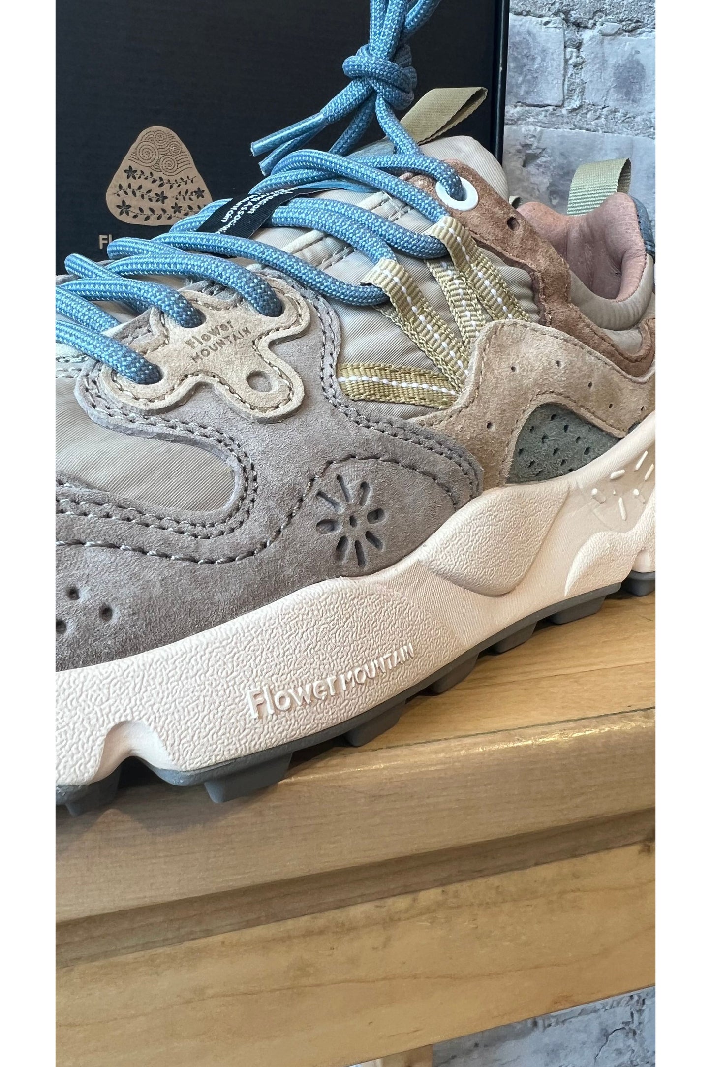 Yamano 3 Eco Suede/Nylon Sneaker - Taupe/Light Beige - DUNE + SALT