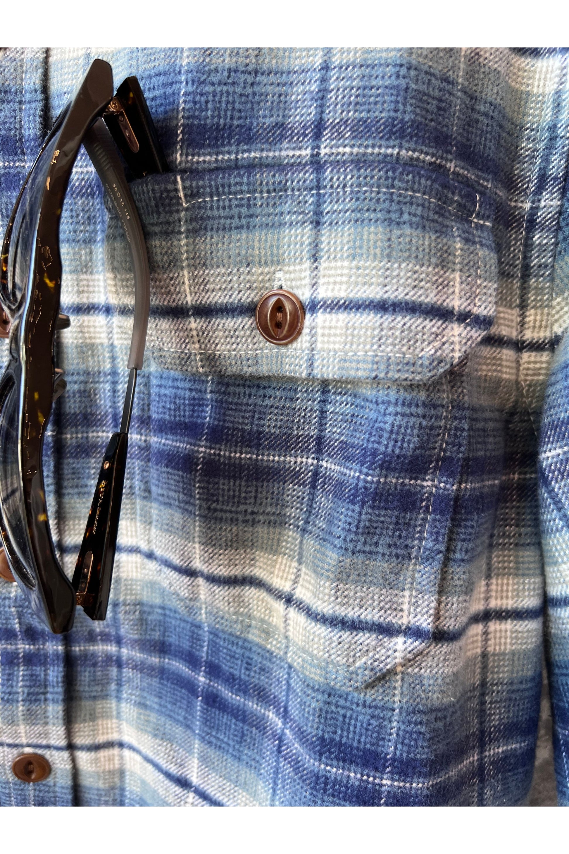 Utility Winter Flannel - Storm Blue - DUNE + SALT