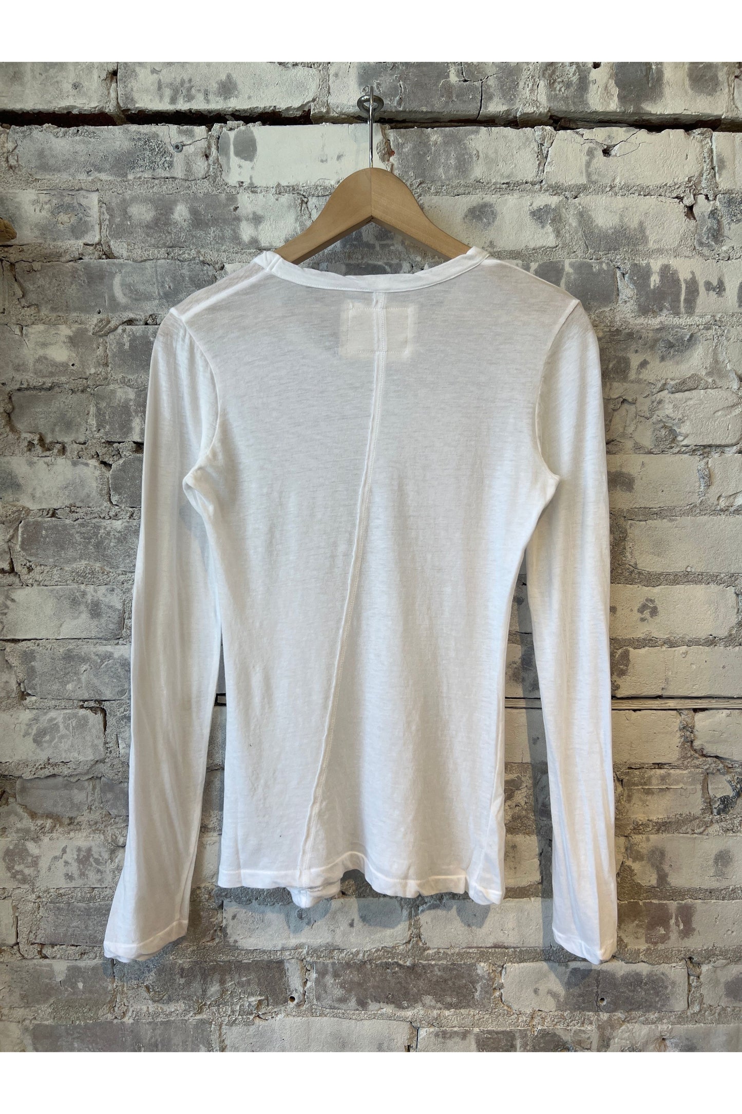 Hi-Soft Jersey LS Crew - White - DUNE + SALT