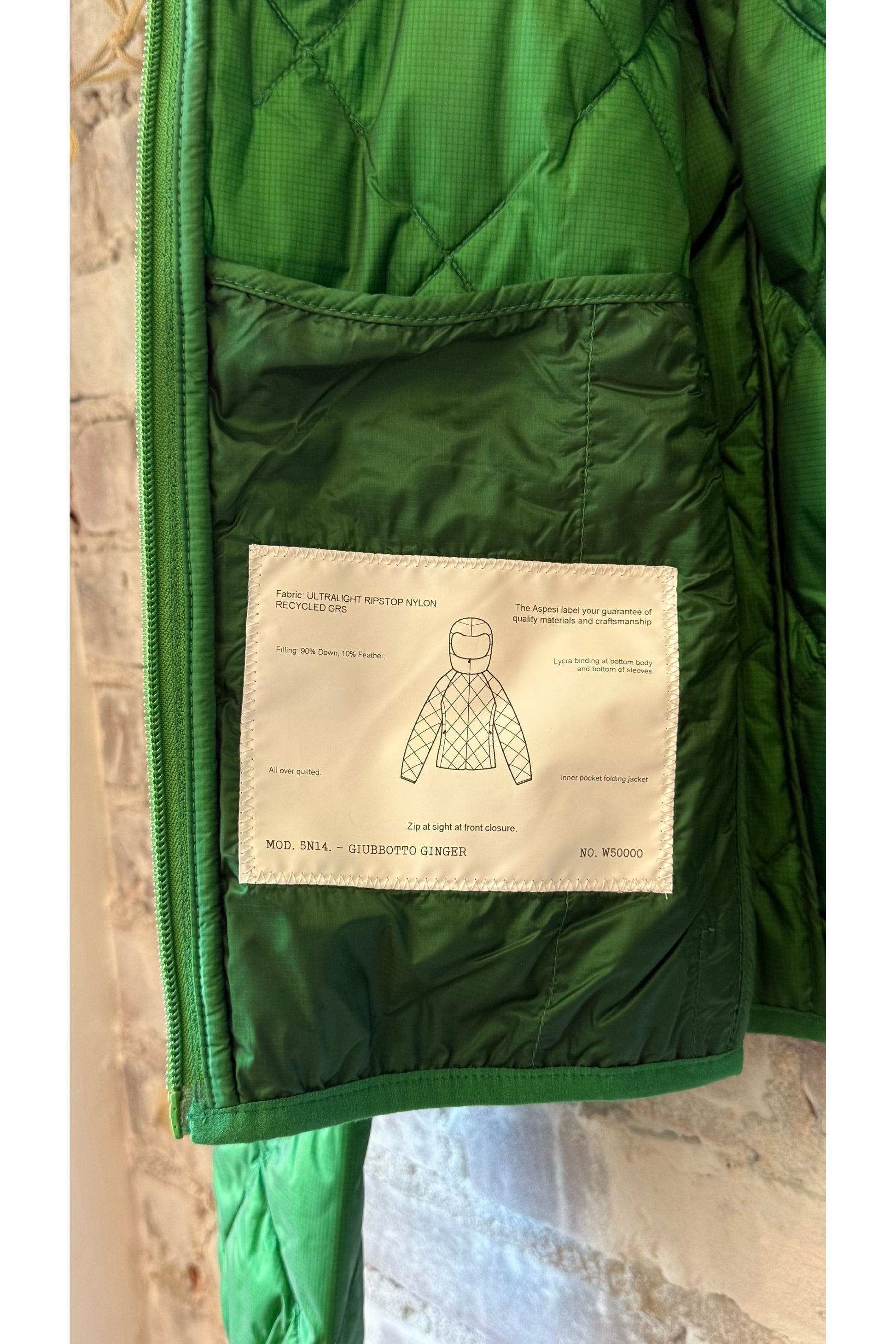 Ginger Nylon Ripstop Jacket - Verde - DUNE + SALT