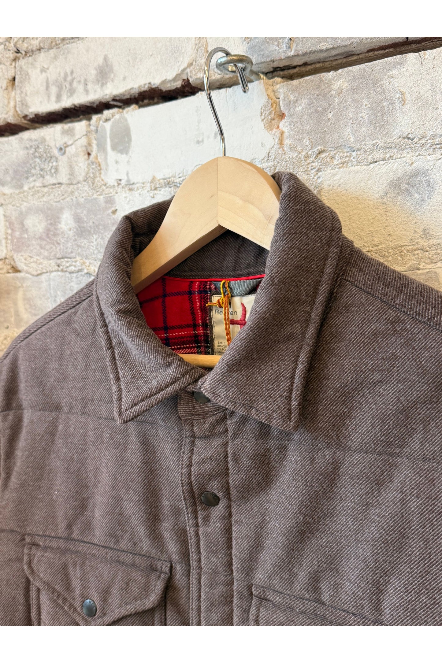 Moleskin Snap CPO - Dark Brown