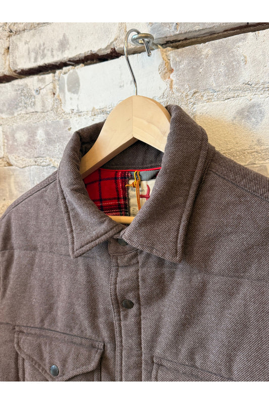 Moleskin Snap CPO - Dark Brown