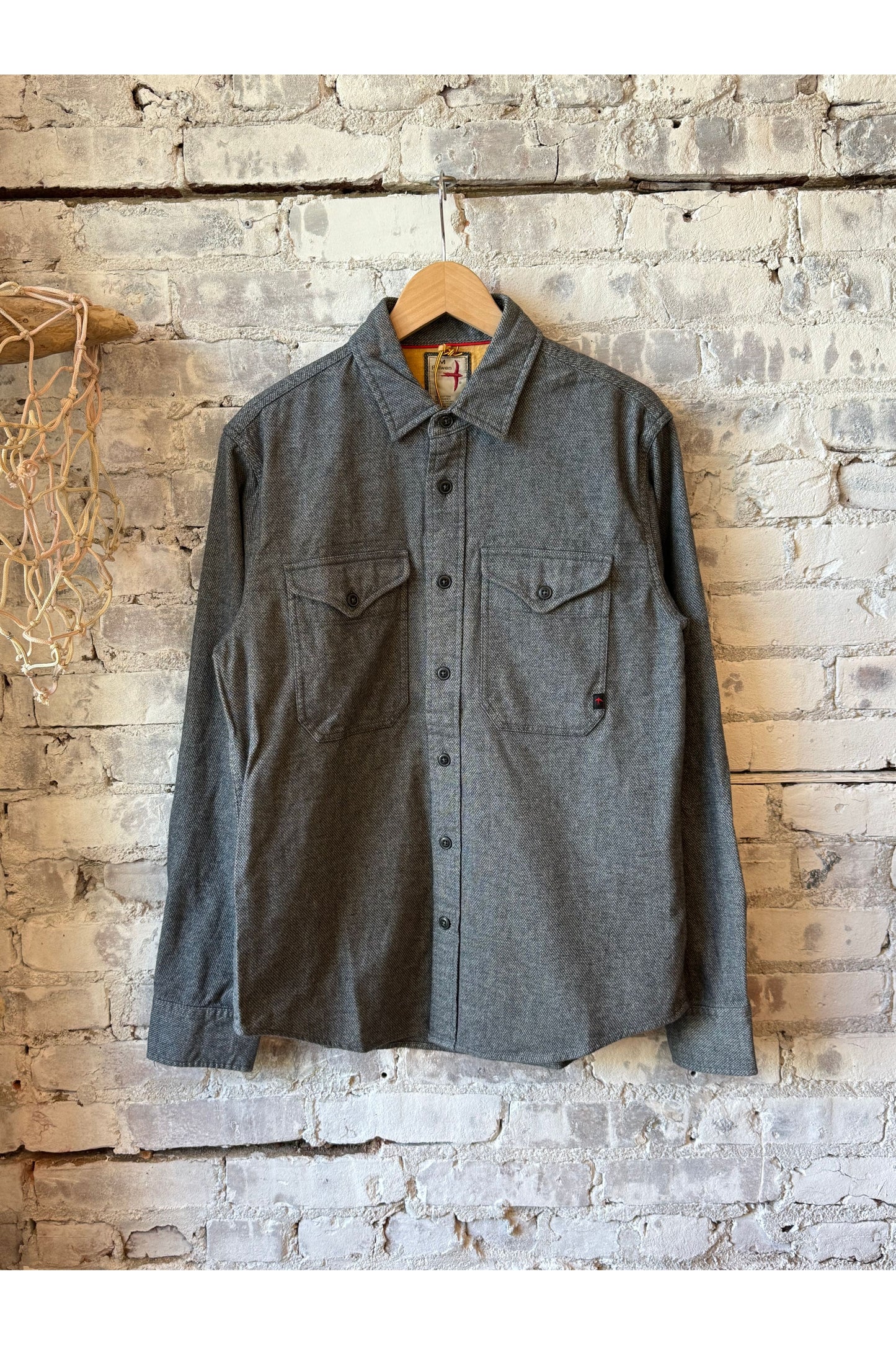 Utility Workshirt - Charcoal Nailhead - DUNE + SALT