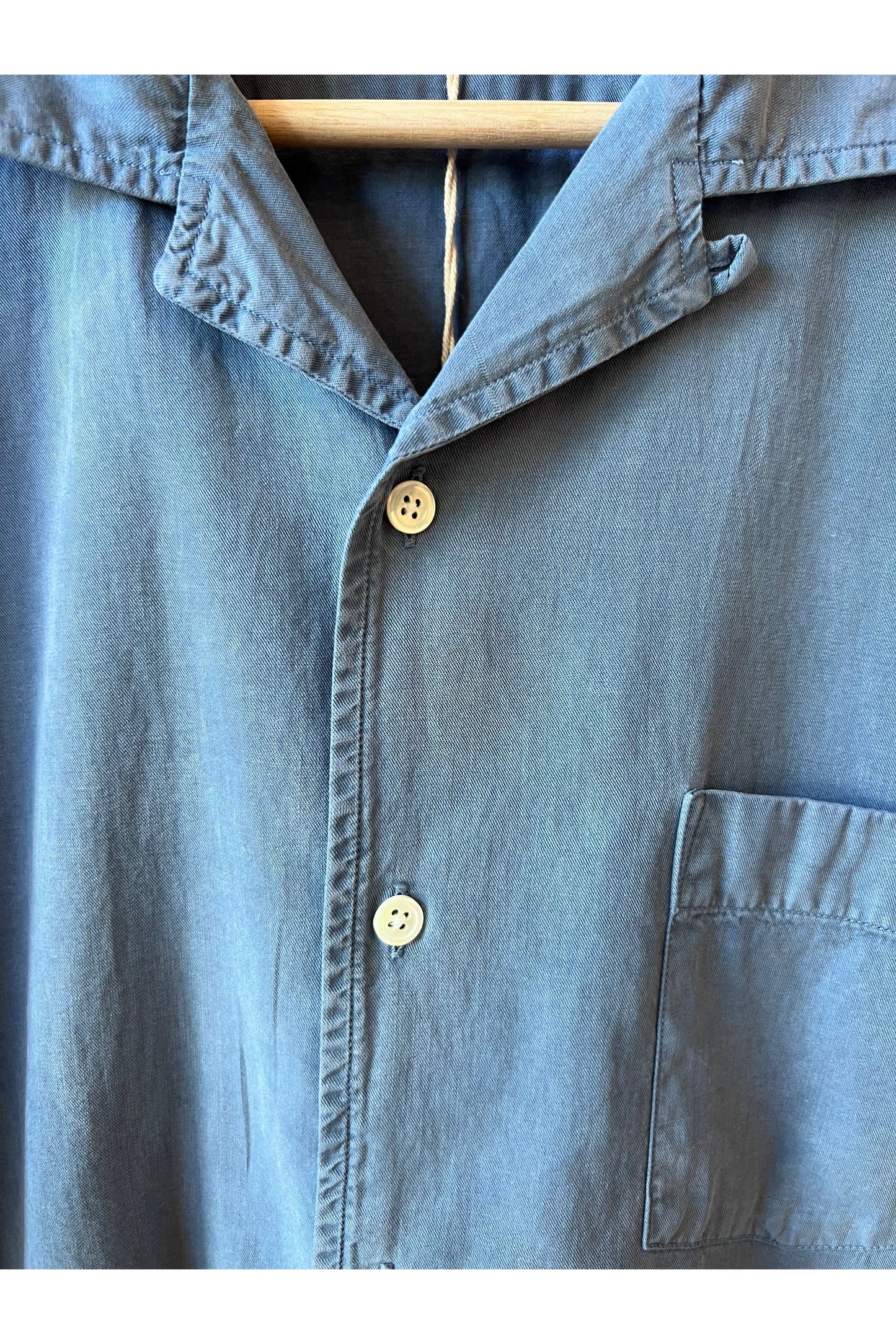 Palm Mc Pat Shirt - Coronet Blue - DUNE + SALT