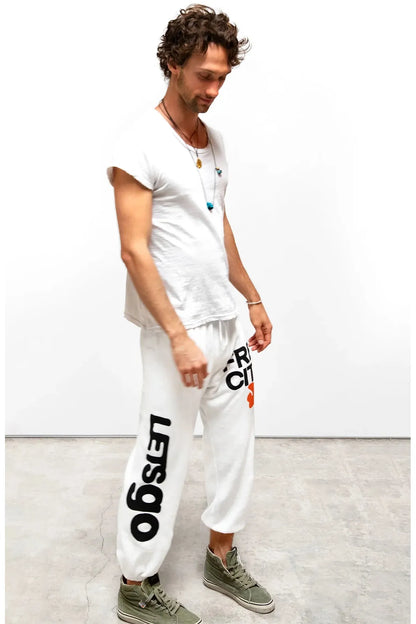 CIRCA'99 OG LETSGO OLDSCHOOL POLYBLEND/FLUFF sweat - superwhite - DUNE + SALT