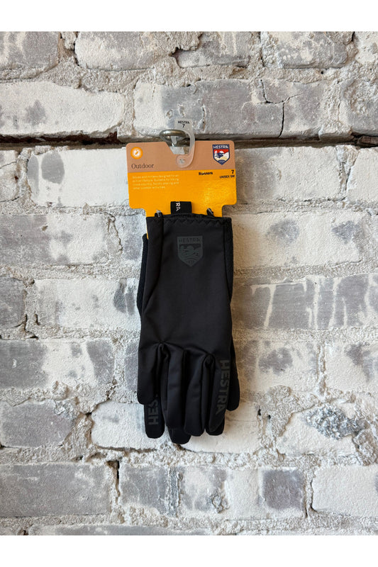 Runner's All Weather 5 Finger Glove - Black
