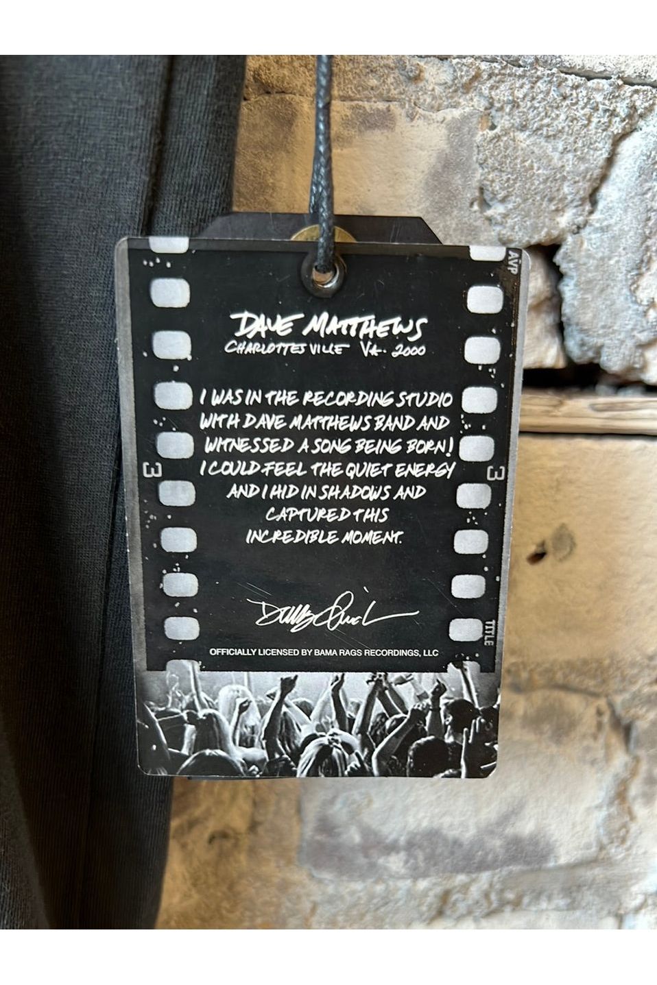 "Dave Matthews" SS Tee - Faded Black - DUNE + SALT