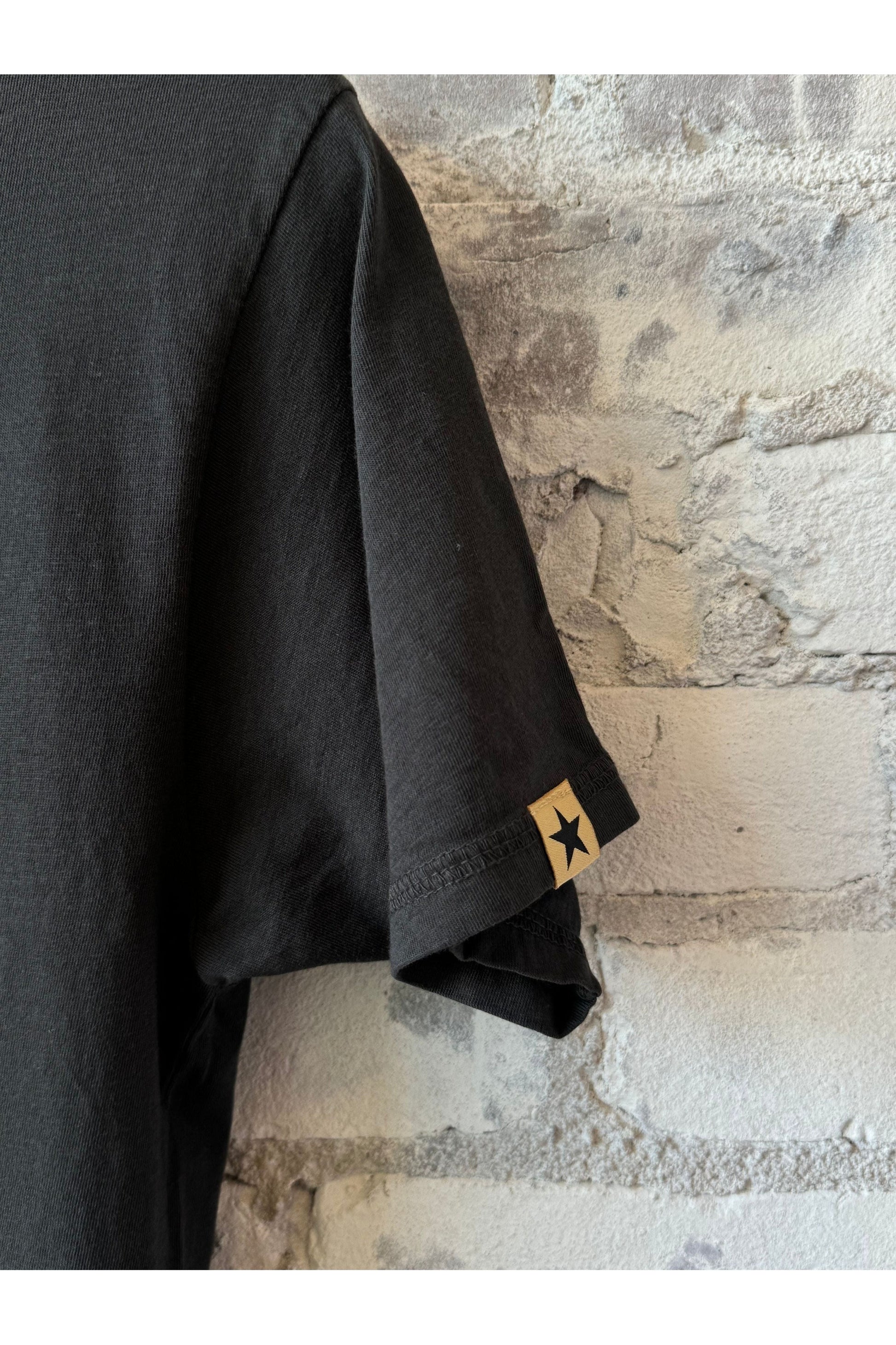 "Dave Matthews Rose" Women's Tee - Faded Black - DUNE + SALT