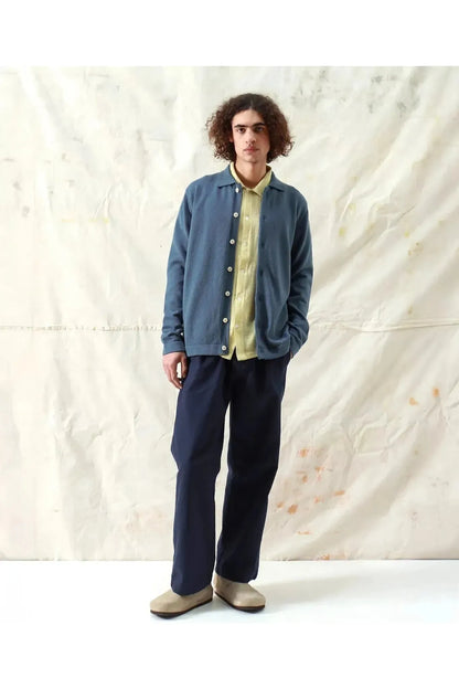 Brewer Cardigan - Aegean Blue - DUNE + SALT