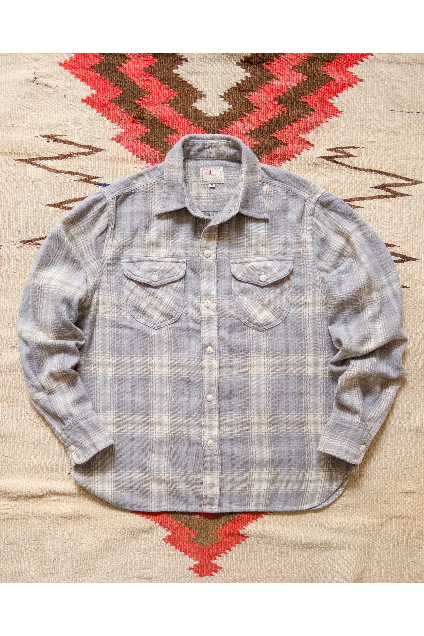 Washed Flannel Workshirt - Late Frost - DUNE + SALT