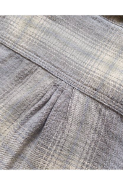 Washed Flannel Workshirt - Late Frost - DUNE + SALT