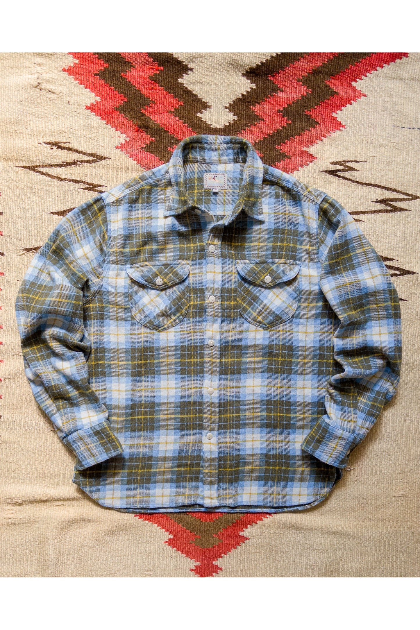 Washed Flannel Workshirt - Gold Ravine - DUNE + SALT