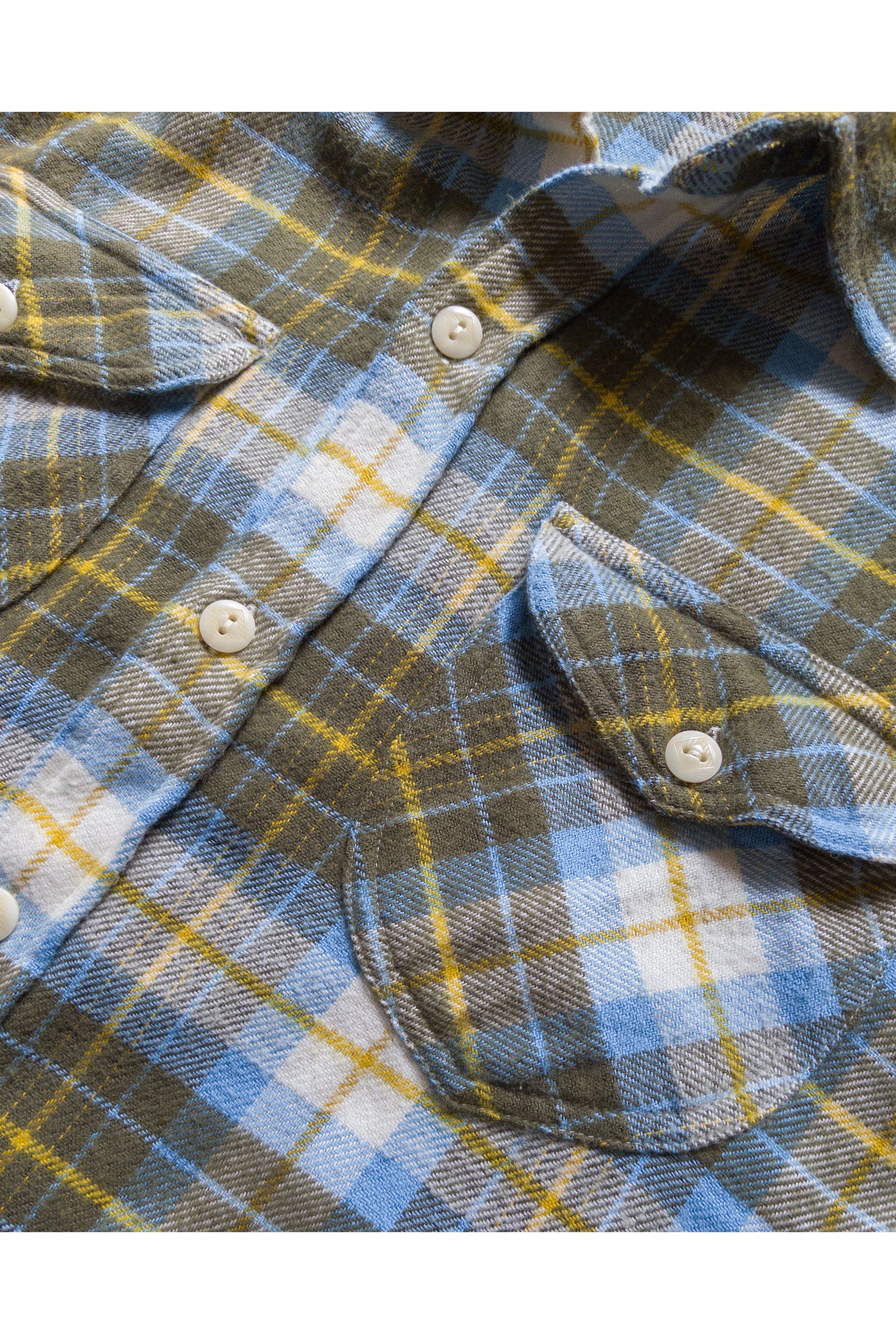 Washed Flannel Workshirt - Gold Ravine - DUNE + SALT