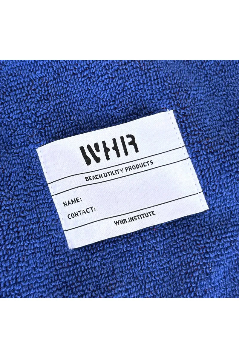 Plumeria Towel - Blue/Red - DUNE + SALT